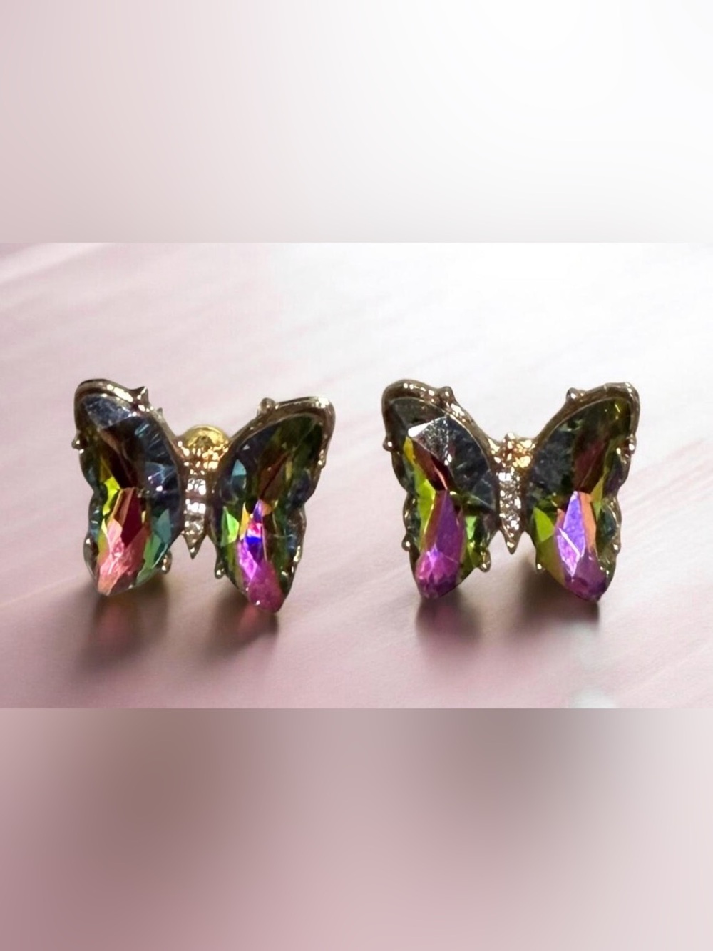 Multicolor Beautiful Butterfly Stud Earrings - Women Jewelry NWOT/NIP